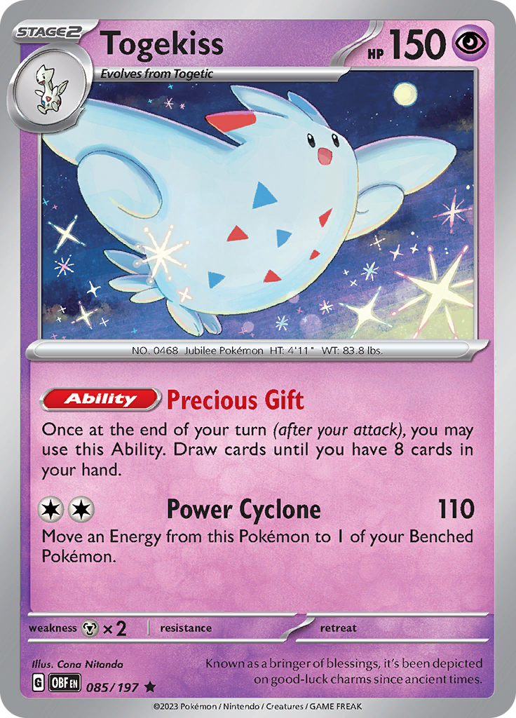 Togekiss (085/197) [Scarlet & Violet: Obsidian Flames] | The Time Vault CA