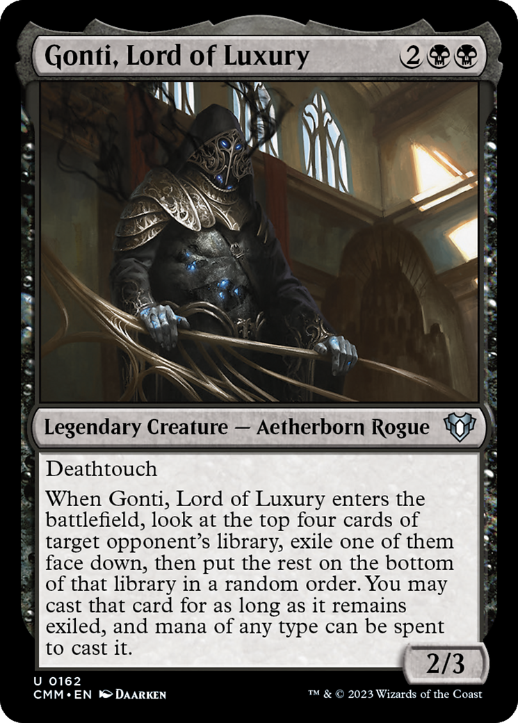 Gonti, Lord of Luxury [Commander Masters] | The Time Vault CA