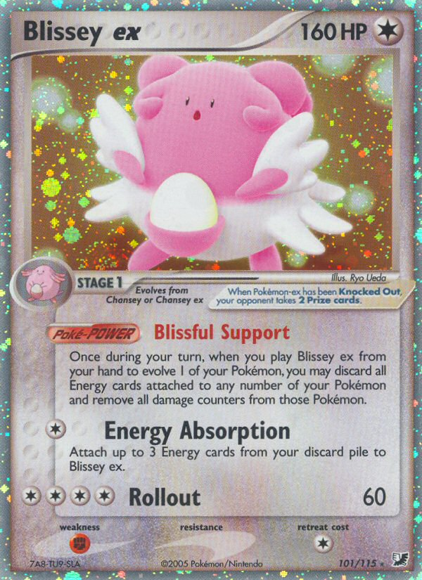 Blissey ex (101/115) [EX: Unseen Forces] | The Time Vault CA