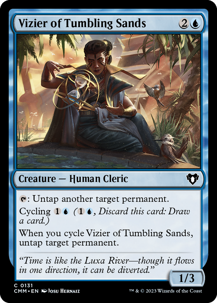 Vizier of Tumbling Sands [Commander Masters] | The Time Vault CA