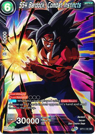 SS4 Bardock, Combat Instincts (BT11-131) [Vermilion Bloodline 2nd Edition] | The Time Vault CA