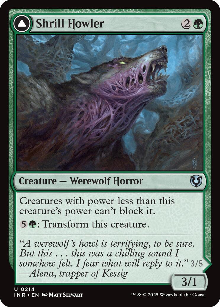 Shrill Howler // Howling Chorus [Innistrad Remastered] | The Time Vault CA