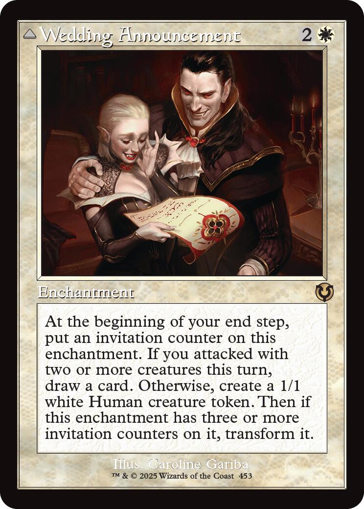 Wedding Announcement // Wedding Festivity (Retro Frame) [Innistrad Remastered] | The Time Vault CA