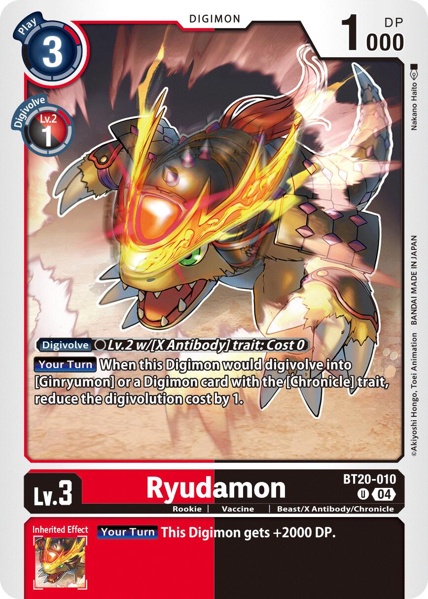 Ryudamon [BT20-010] [Release Special Booster Ver.2.5] | The Time Vault CA