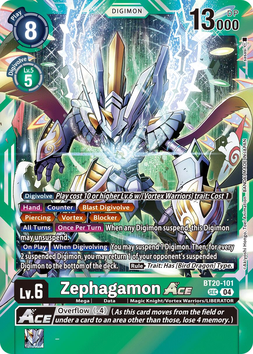 Zephagamon ACE [BT20-101] [Release Special Booster Ver.2.5] | The Time Vault CA