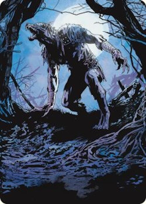 Krallenhorde Howler Art Card [Innistrad Remastered Art Series] | The Time Vault CA