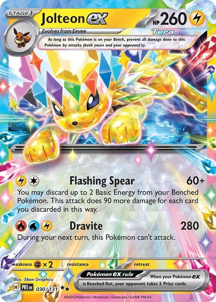 Jolteon ex (030/131) [Scarlet & Violet: Prismatic Evolutions] | The Time Vault CA