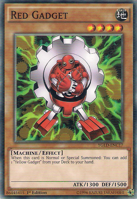 Red Gadget [YGLD-ENC17] Common | The Time Vault CA