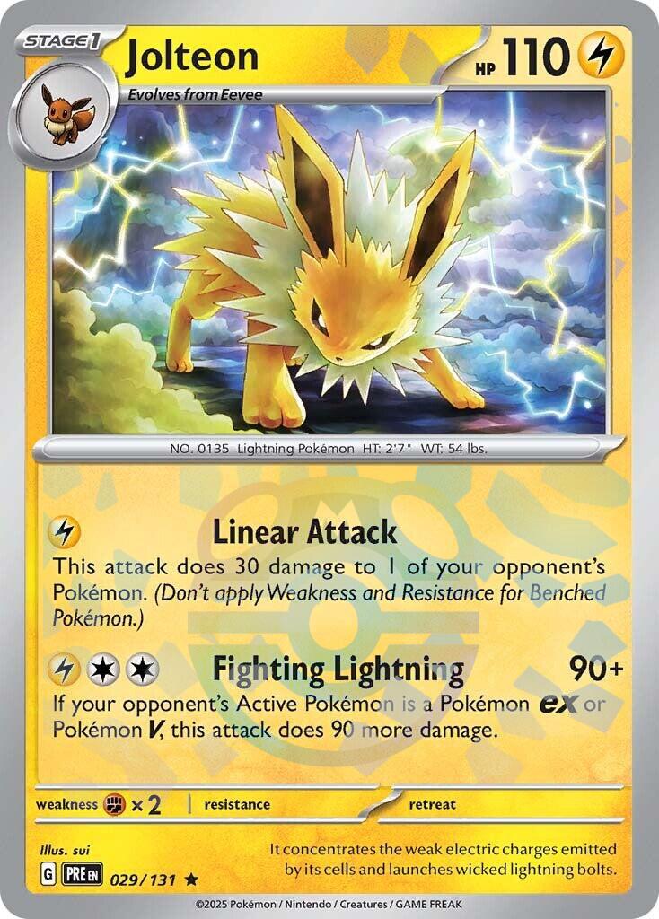 Jolteon (029/131) (Master Ball Pattern) [Scarlet & Violet: Prismatic Evolutions] | The Time Vault CA