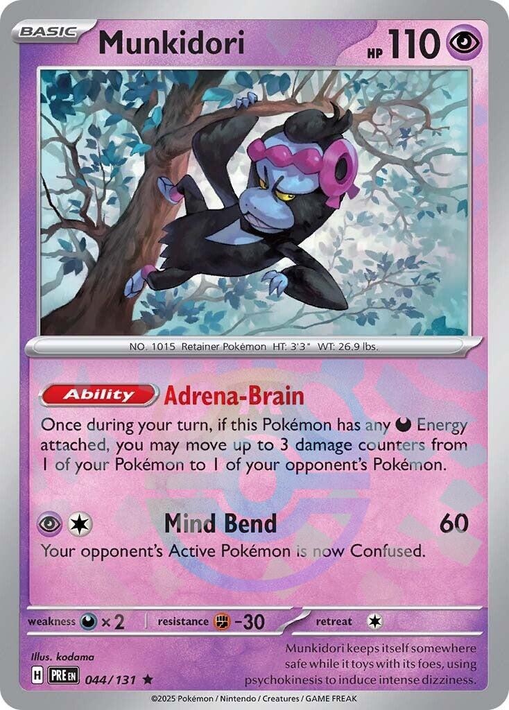 Munkidori (044/131) (Master Ball Pattern) [Scarlet & Violet: Prismatic Evolutions] | The Time Vault CA