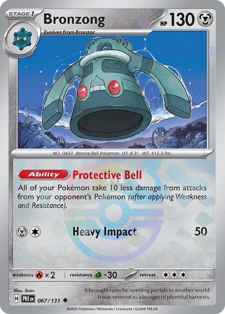 Bronzong (067/131) (Master Ball Pattern) [Scarlet & Violet: Prismatic Evolutions] | The Time Vault CA