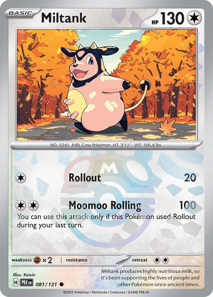 Miltank (081/131) (Master Ball Pattern) [Scarlet & Violet: Prismatic Evolutions] | The Time Vault CA