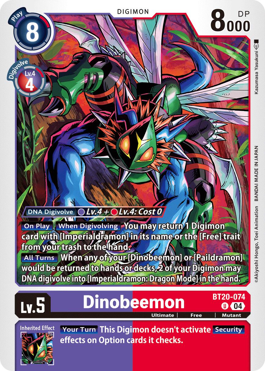 Dinobeemon [BT20-074] [Release Special Booster Ver.2.5] | The Time Vault CA