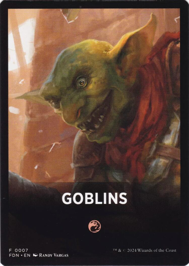 Goblins Theme Card [Foundations Tokens] | The Time Vault CA