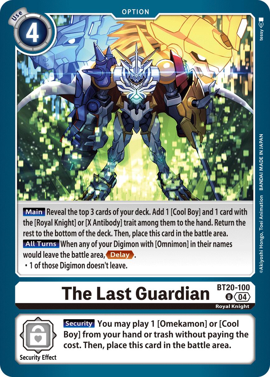 The Last Guardian [BT20-100] [Release Special Booster Ver.2.5] | The Time Vault CA