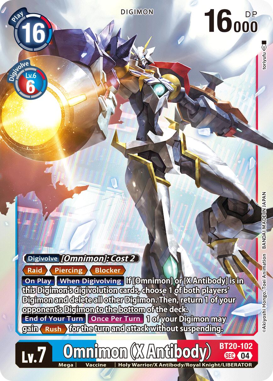 Omnimon [BT20-102] (X Antibody) [Release Special Booster Ver.2.5] | The Time Vault CA
