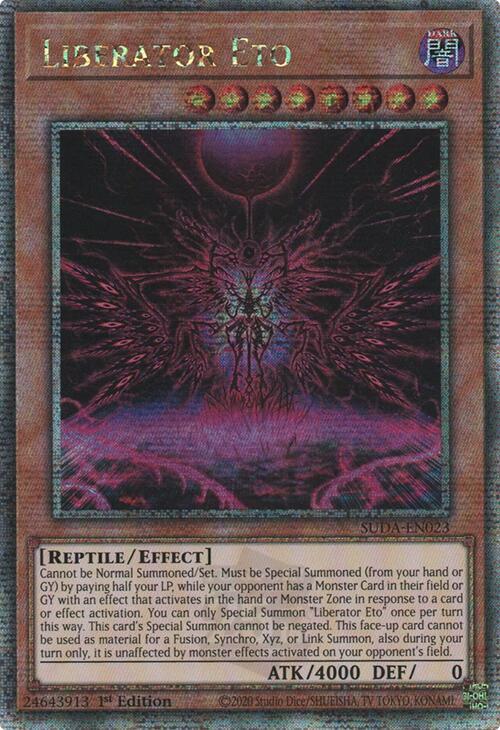 Liberator Eto (Quarter Century Secret Rare) [SUDA-EN023] Quarter Century Secret Rare | The Time Vault CA