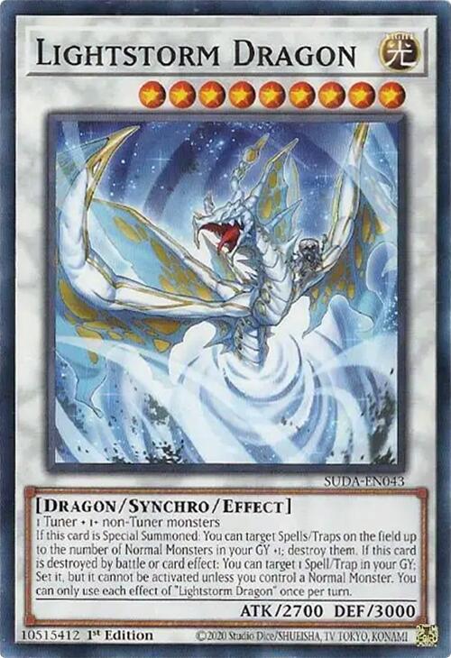 Lightstorm Dragon [SUDA-EN043] Common | The Time Vault CA