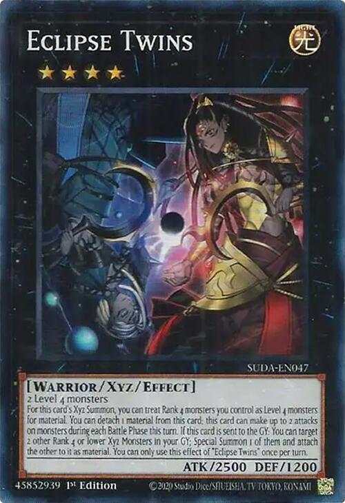 Eclipse Twins [SUDA-EN047] Super Rare | The Time Vault CA