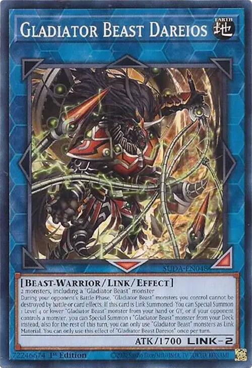Gladiator Beast Dareios [SUDA-EN048] Common | The Time Vault CA