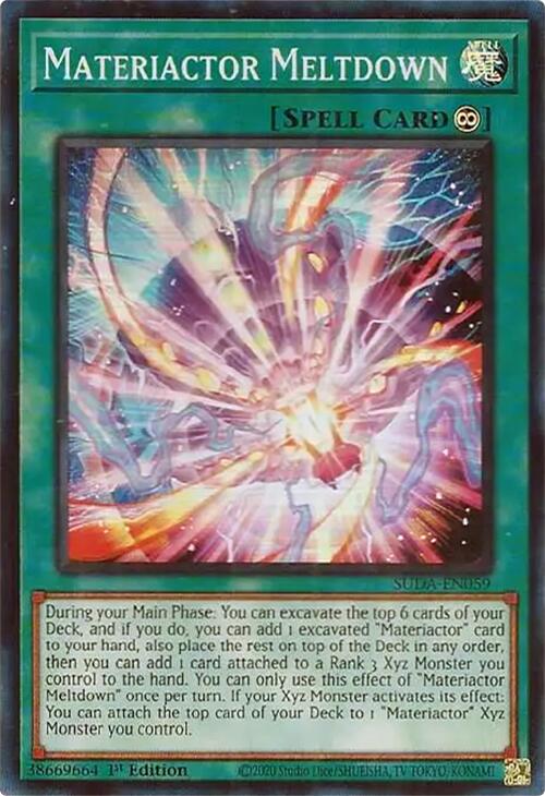 Materiactor Meltdown [SUDA-EN059] Super Rare | The Time Vault CA