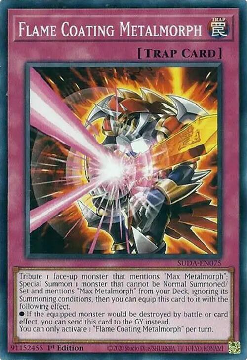 Flame Coating Metalmorph [SUDA-EN075] Common | The Time Vault CA