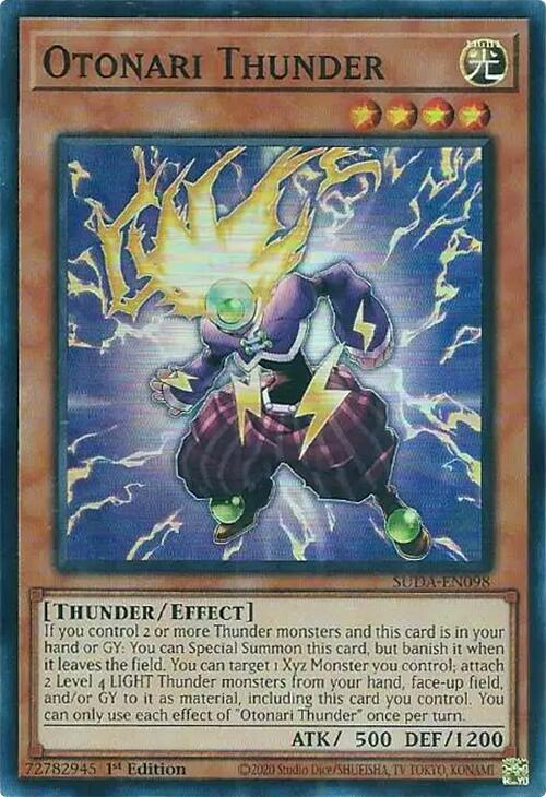 Otonari Thunder [SUDA-EN098] Super Rare | The Time Vault CA