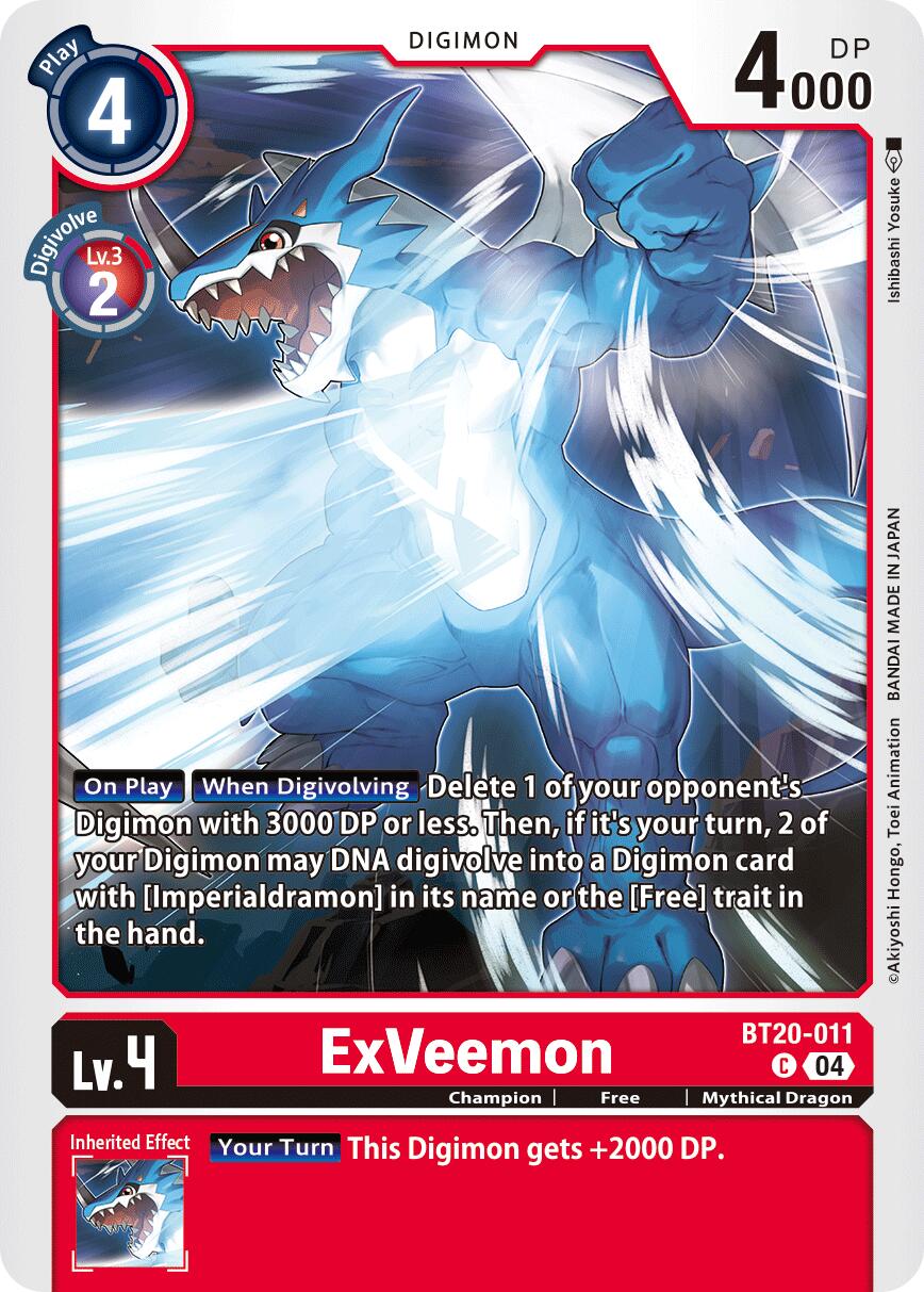 ExVeemon [BT20-011] [Release Special Booster Ver.2.5] | The Time Vault CA