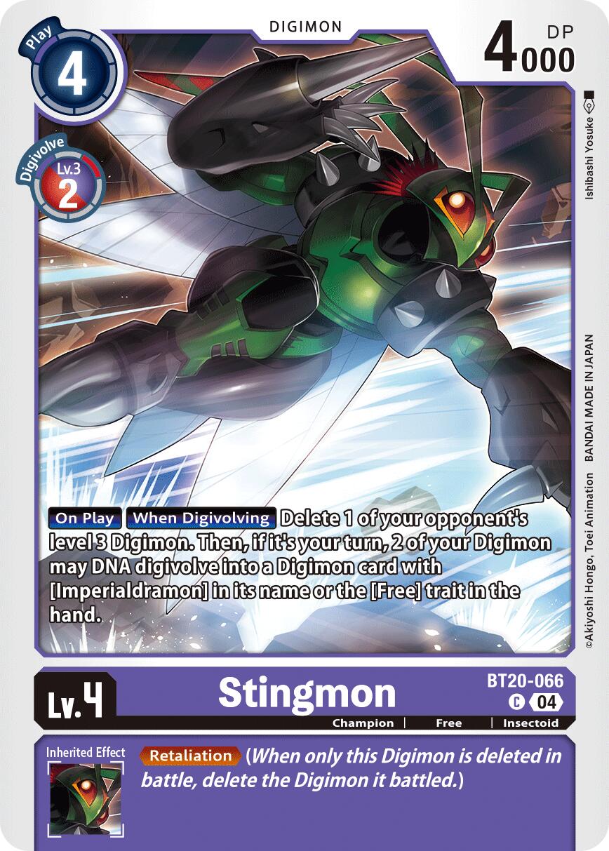 Stingmon [BT20-066] [Release Special Booster Ver.2.5] | The Time Vault CA
