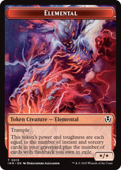 Elemental // Human (0014) Double-Sided Token [Innistrad Remastered Tokens] | The Time Vault CA