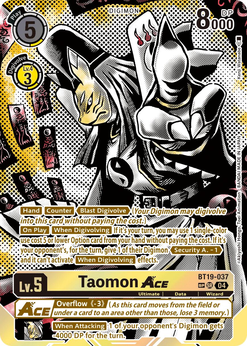 Taomon ACE [BT19-037] (Textured) [Release Special Booster Ver.2.5] | The Time Vault CA