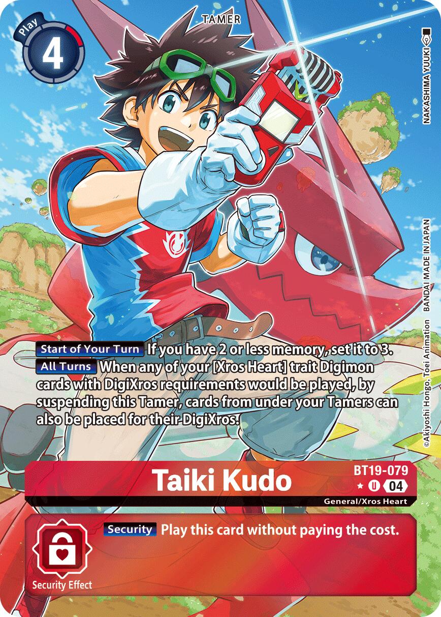 Taiki Kudo [BT19-079] (Alternate Art) [Release Special Booster Ver.2.5] | The Time Vault CA