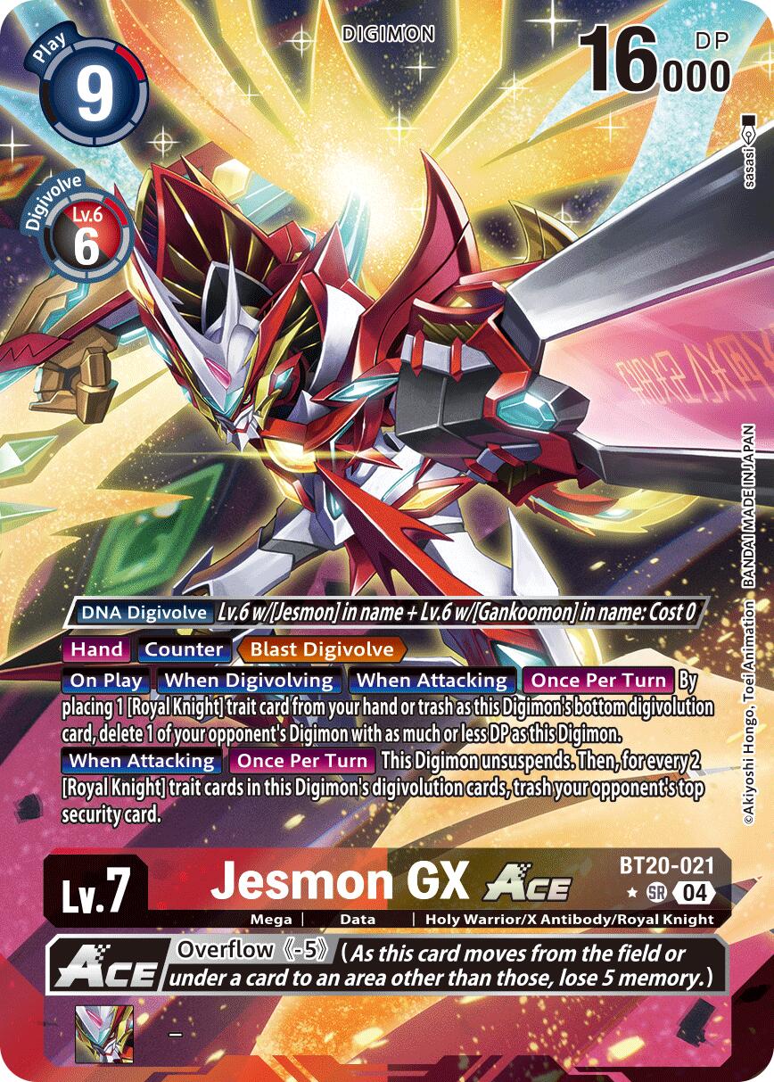 Jesmon GX ACE [BT20-021] (Alternate Art) [Release Special Booster Ver.2.5] | The Time Vault CA