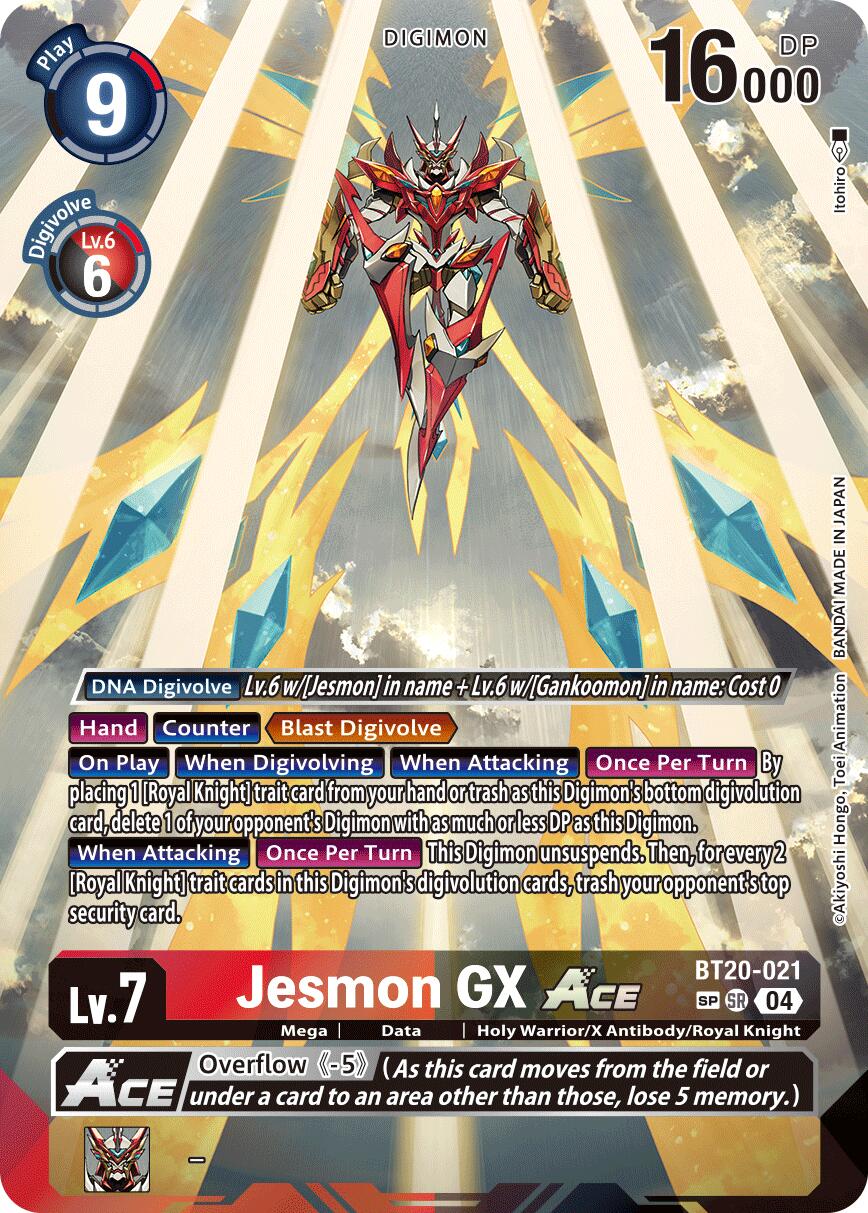 Jesmon GX ACE [BT20-021] (Textured) [Release Special Booster Ver.2.5] | The Time Vault CA