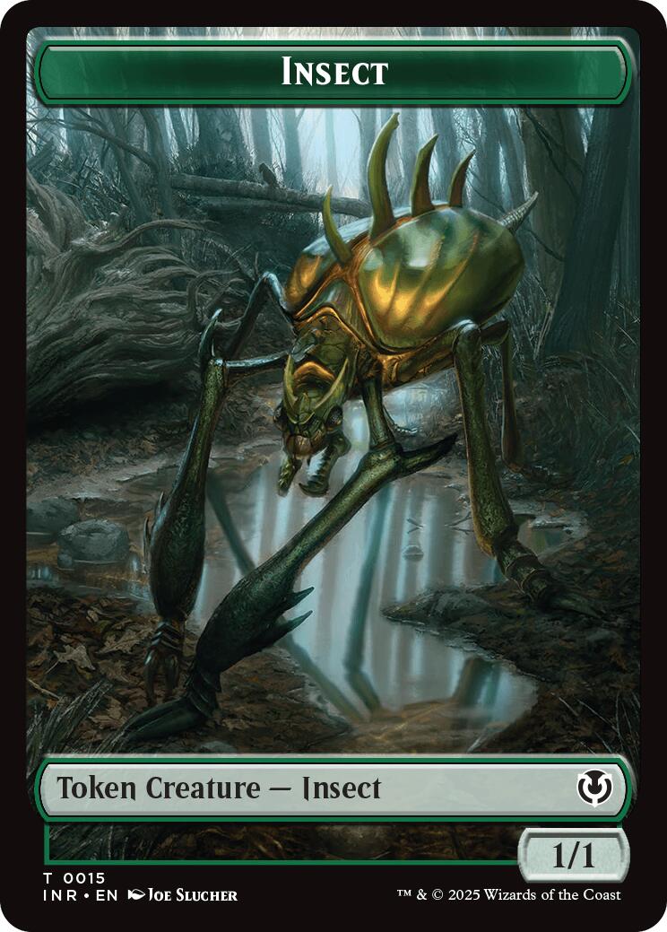 Insect // Spider Double-Sided Token [Innistrad Remastered Tokens] | The Time Vault CA