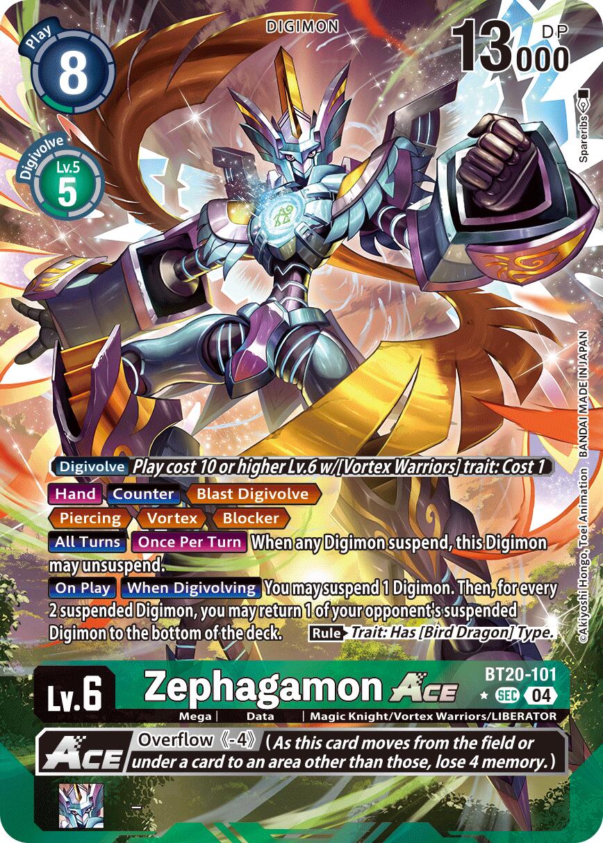 Zephagamon ACE [BT20-101] (Alternate Art) [Release Special Booster Ver.2.5] | The Time Vault CA