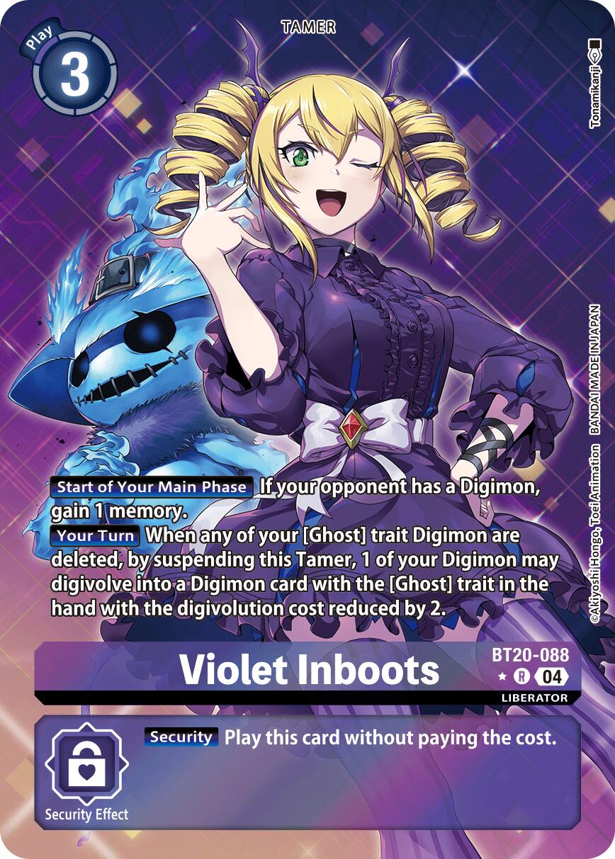 Violet Inboots [BT20-088] - BT20-088 (Alternate Art) [Release Special Booster Ver.2.5] | The Time Vault CA