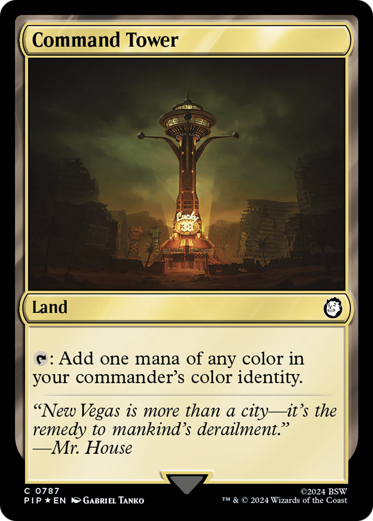Command Tower (Surge Foil) [Fallout] | The Time Vault CA