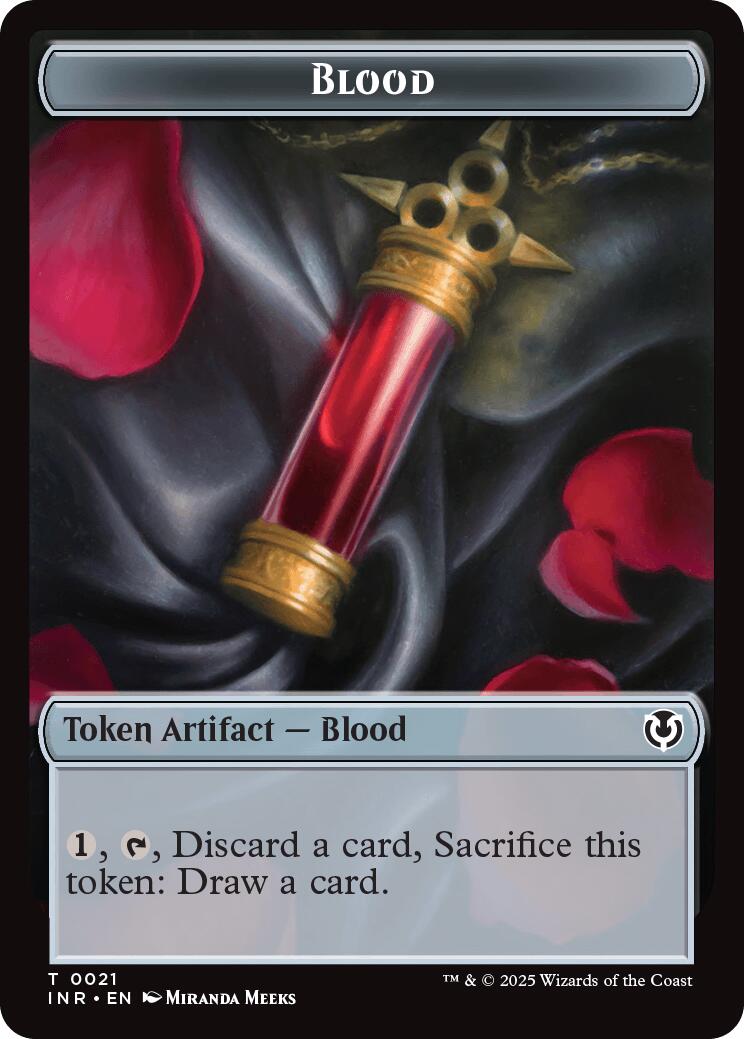 Blood // Vampire (0007) Double-Sided Token [Innistrad Remastered Tokens] | The Time Vault CA