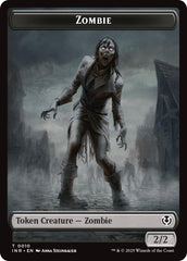 Zombie (0010) // Blood Double-Sided Token [Innistrad Remastered Tokens] | The Time Vault CA