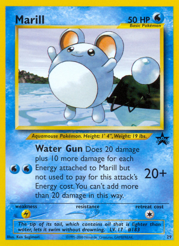 Marill (29) [Wizards of the Coast: Black Star Promos] | The Time Vault CA