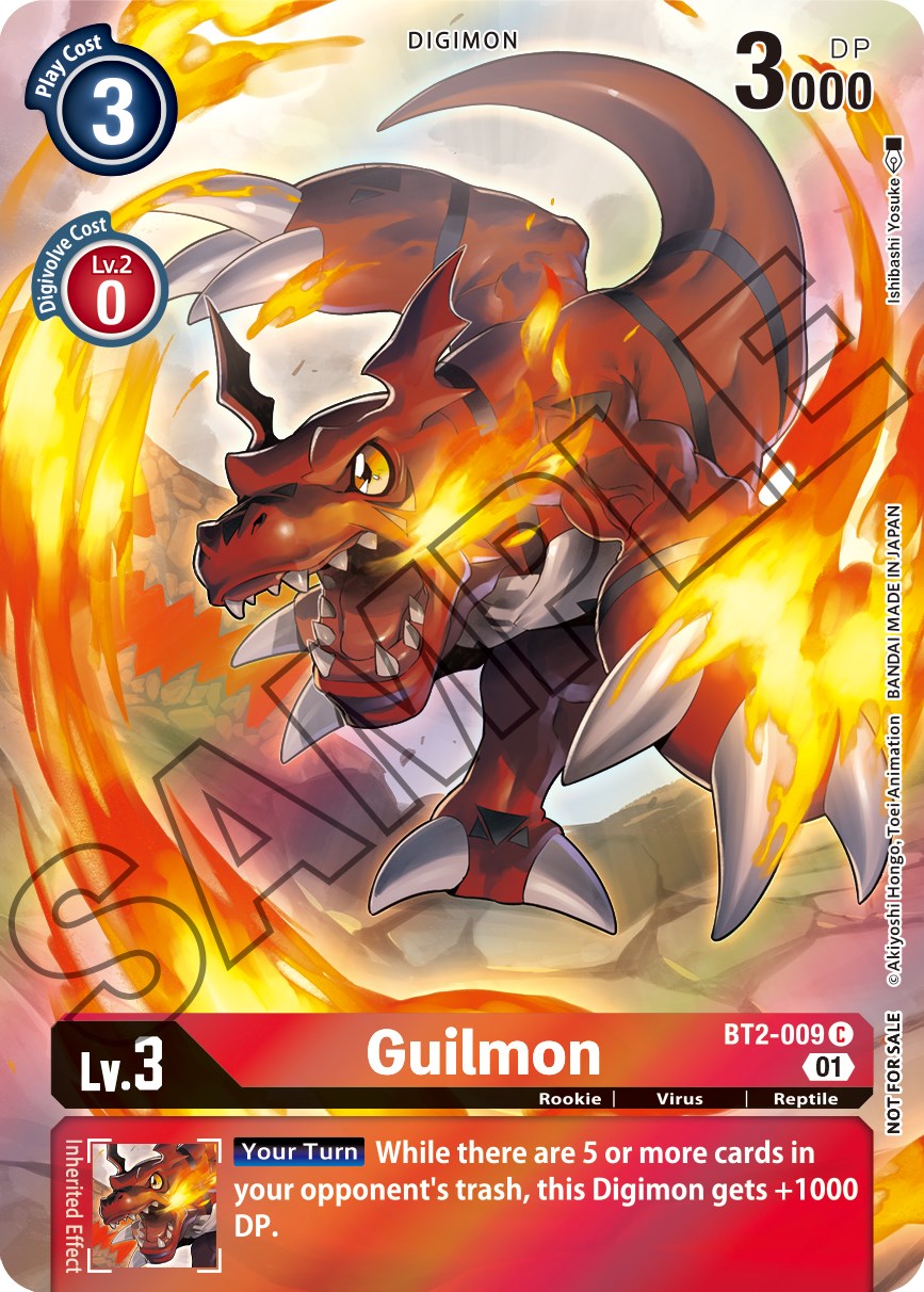 Guilmon [BT2-009] (Tamer's Card Set 1) [Release Special Booster Promos] | The Time Vault CA