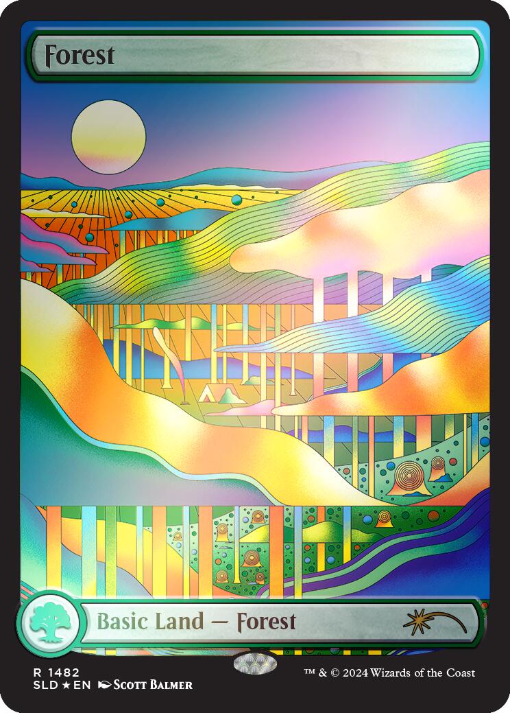 Forest (1482) (Rainbow Foil) [Secret Lair Drop Series] | The Time Vault CA