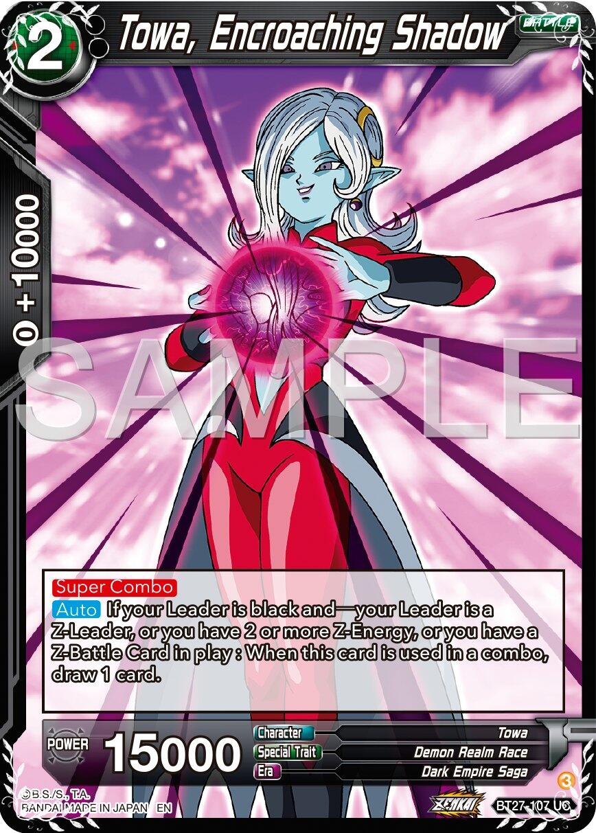 Towa, Encroaching Shadow (BT27-107) [History of Z] | The Time Vault CA