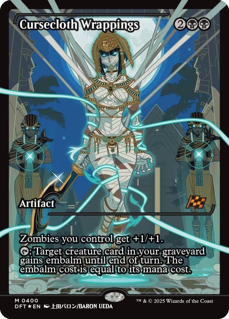 Cursecloth Wrappings (Showcase) (Japanese) [Aetherdrift] | The Time Vault CA