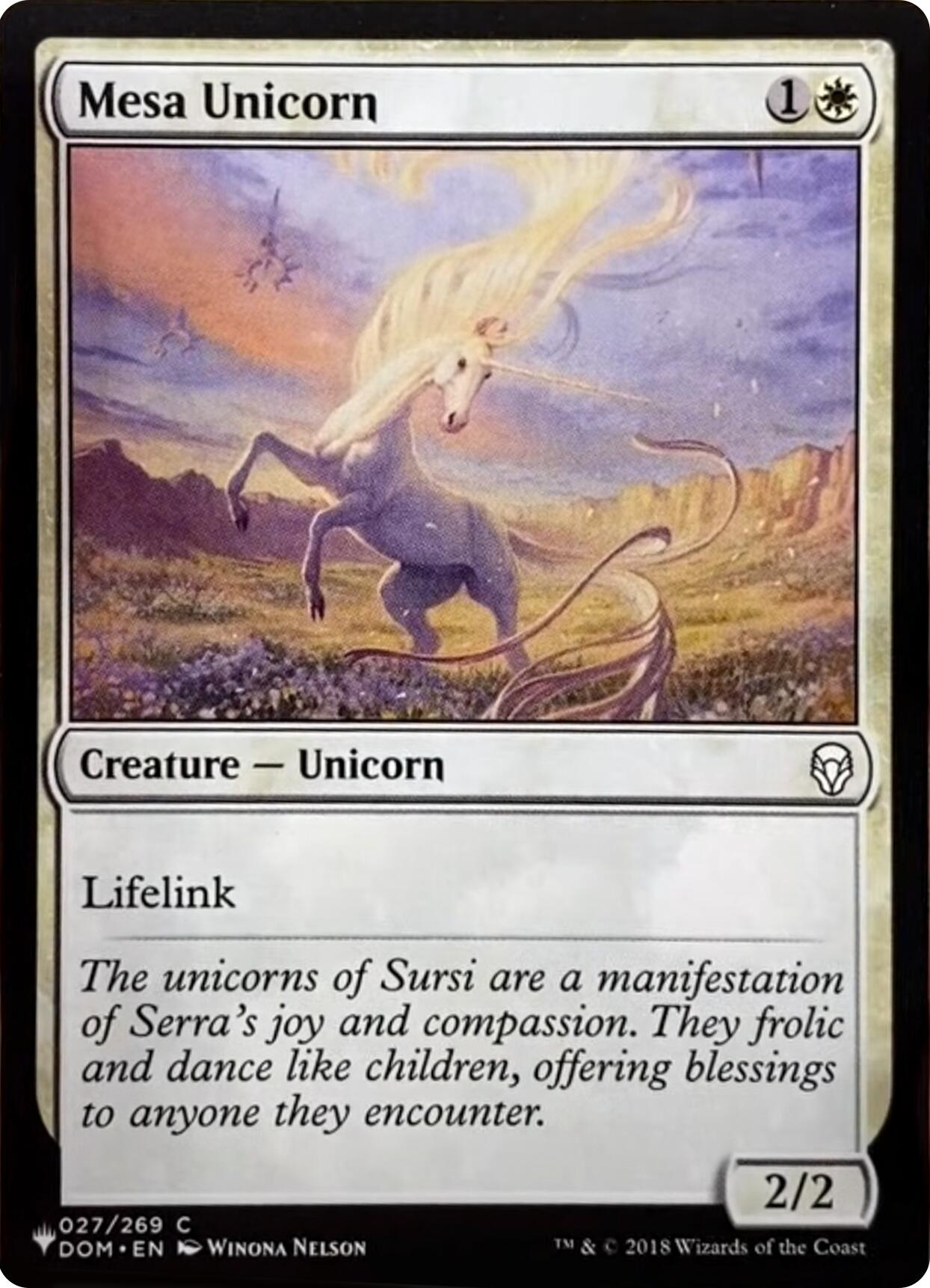Mesa Unicorn [The List] | The Time Vault CA