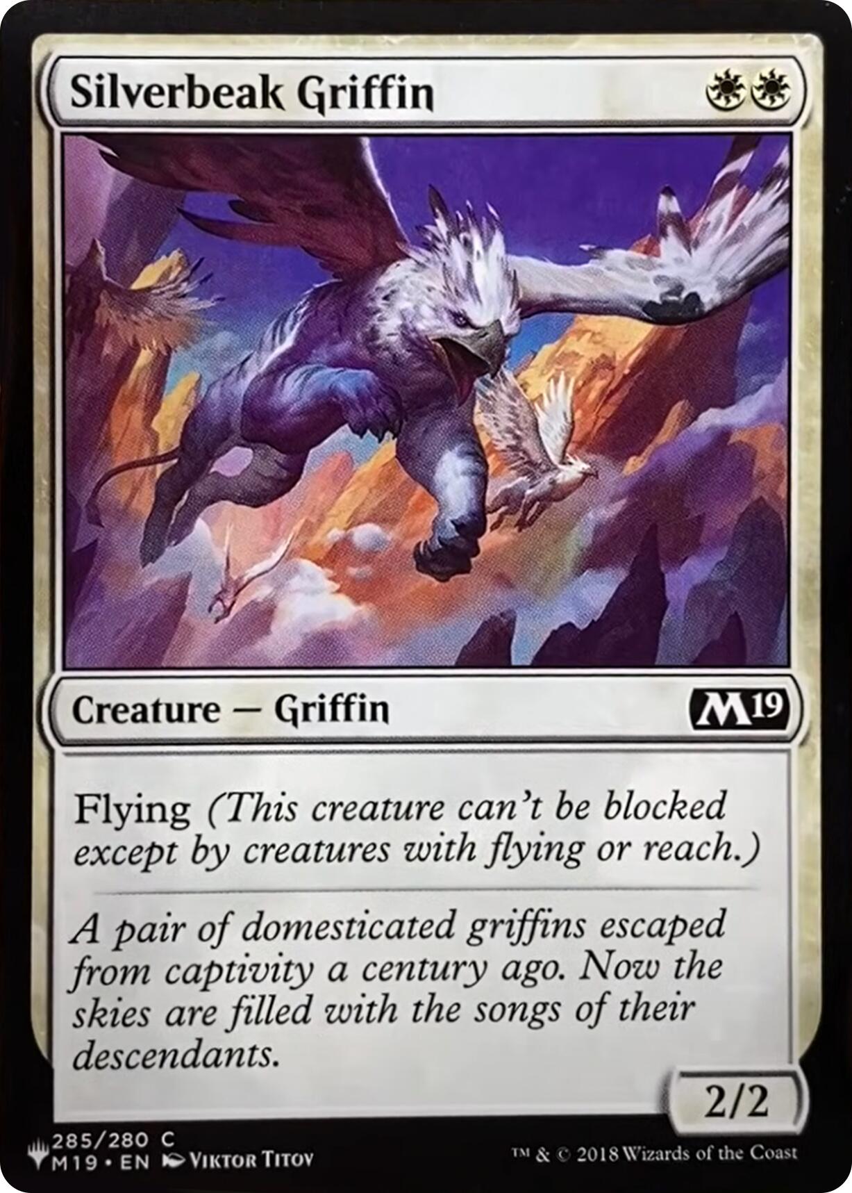 Silverbeak Griffin [The List] | The Time Vault CA