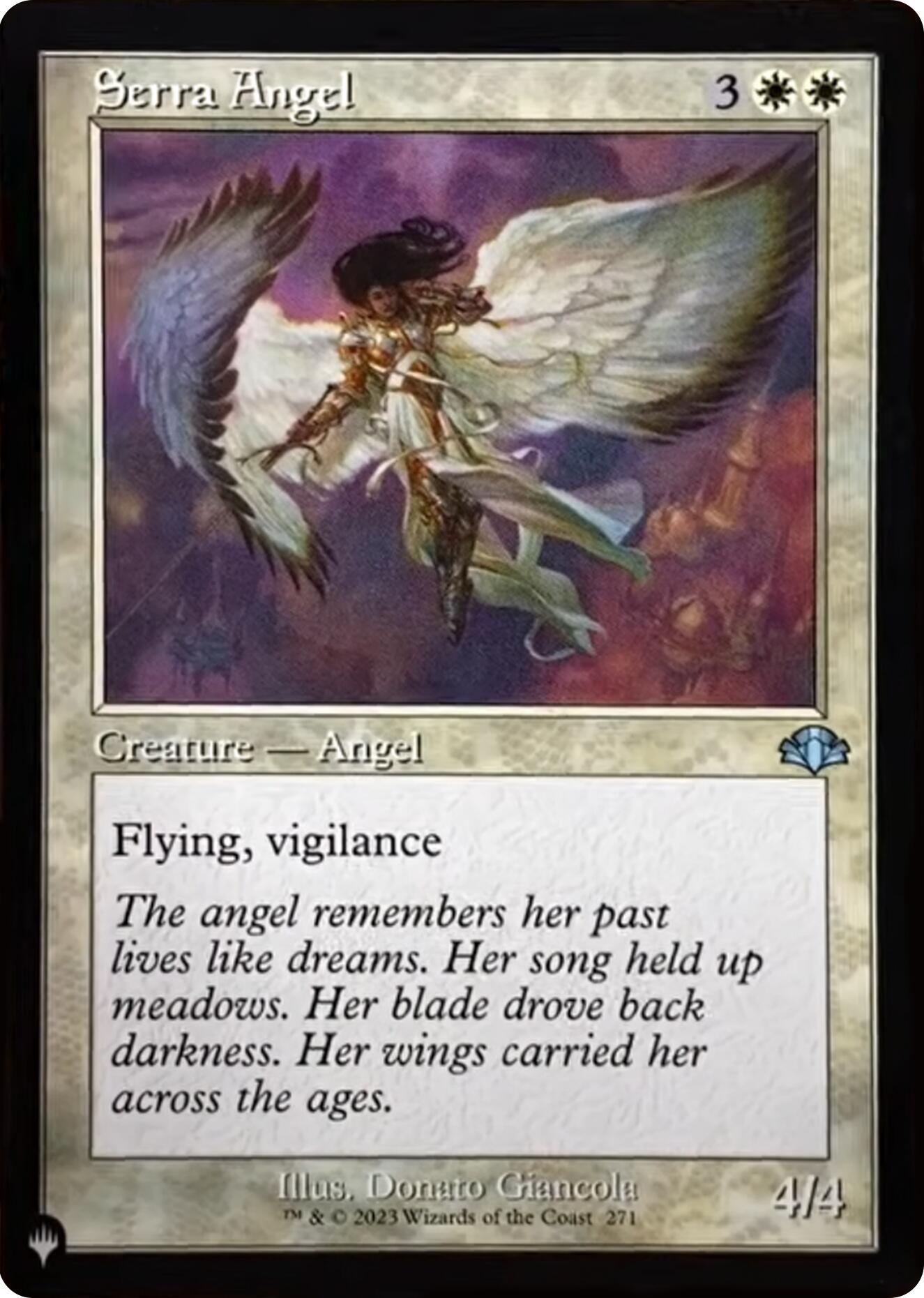 Serra Angel (Retro Frame) [The List] | The Time Vault CA