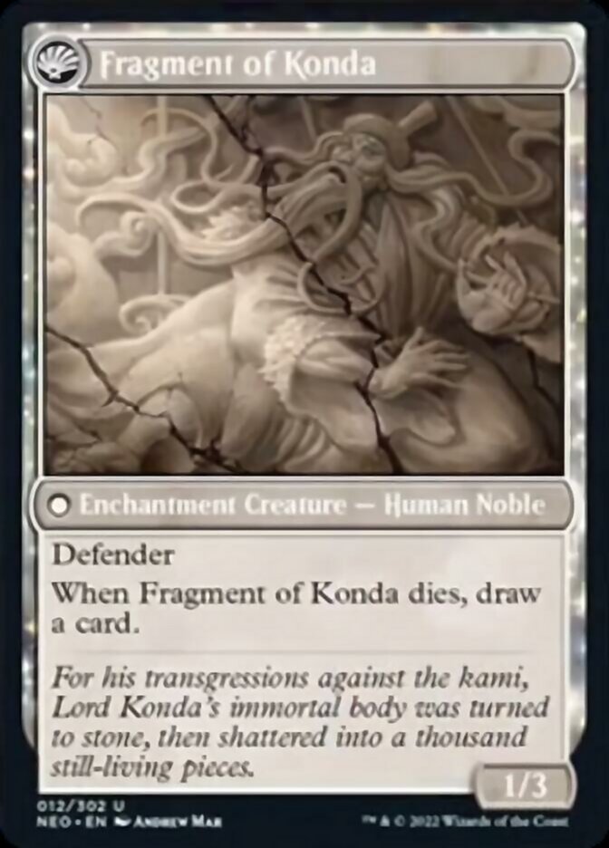 The Fall of Lord Konda // Fragment of Konda [Kamigawa: Neon Dynasty] | The Time Vault CA