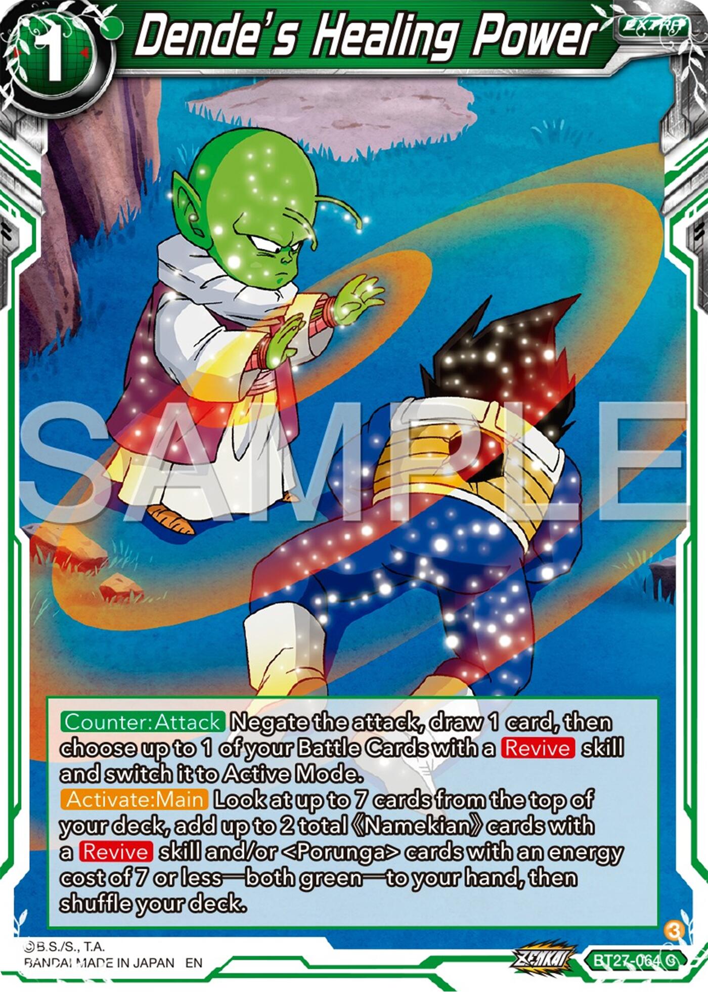 Dende's Healing Power (BT27-064) [History of Z] | The Time Vault CA